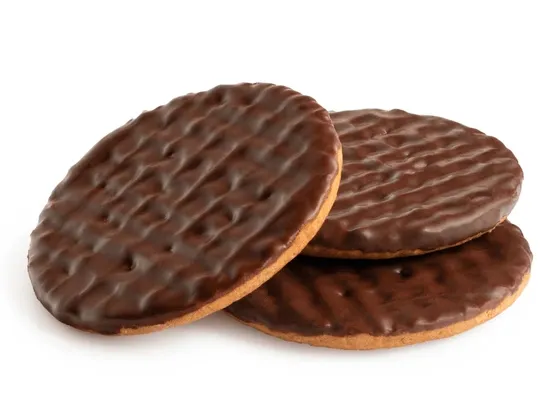Chocolate covered biscuit