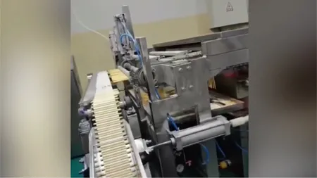 Automatic Stick Biscuit Chocolate Dipping Machine